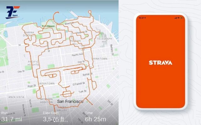 app đo quãng đường chạy bộ strava